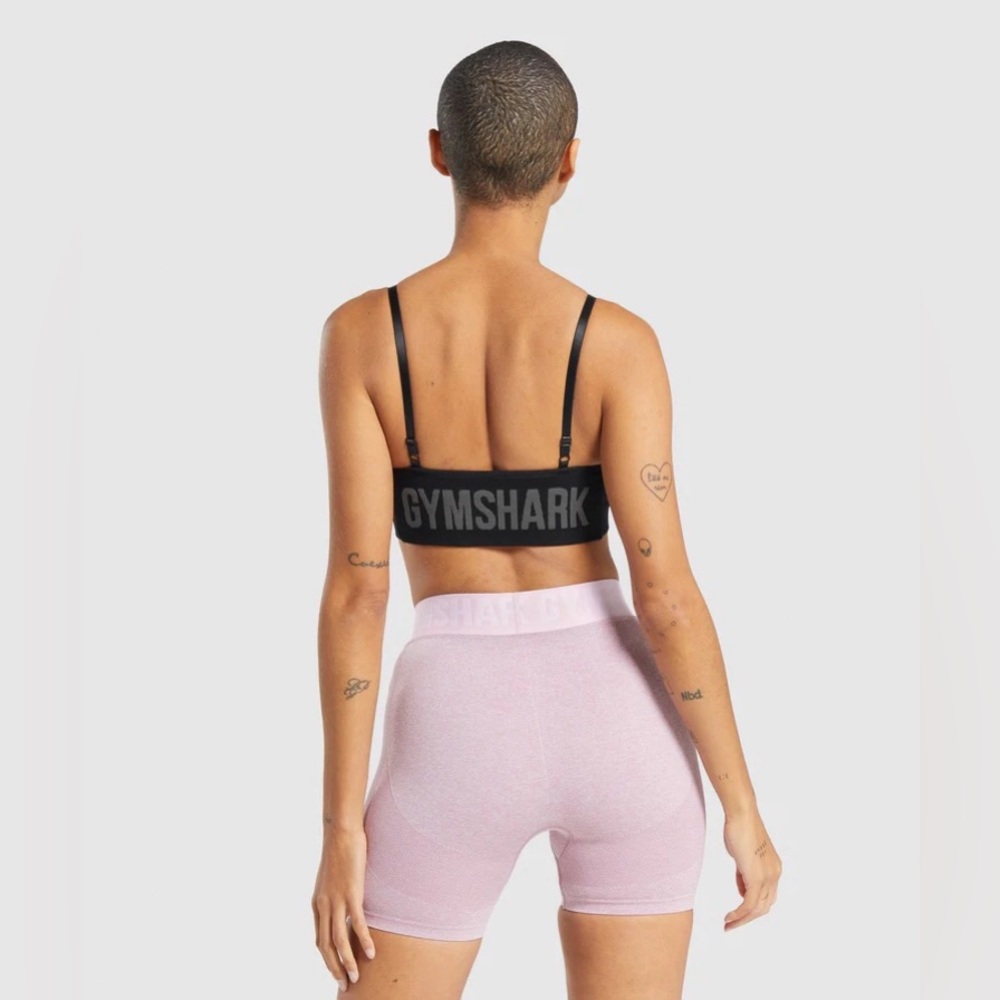 Gymshark Flex Strappy Sports Bra in Black - Picture 2 of 12